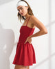 YPB motionTEK Active Mini Dress-Red