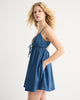 Bra-Free Tie-Front Chambray Skort