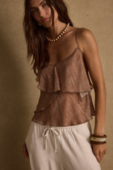 Mariposa Ruffle Cami