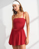 YPB motionTEK Active Mini Dress-Red