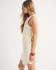 Open-Back Crochet Mini Dress