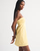 A&F Bra-Free Scarlett Strapless Linen-Blend Skort-Yellow