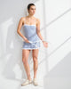YPB sculptLUX Sweetheart Mini Dress-Light Blue Stripe