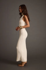 Monique Cream Sweater Maxi Dress