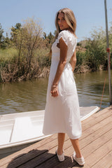 Brenda Button Up Midi Dress