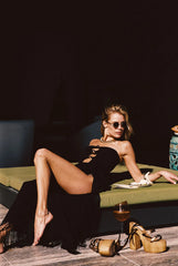 Valentia Black Sarong