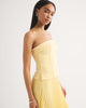 Bra-Free Strapless Set Top-Yellow