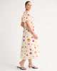 A&F Emerson Puff Sleeve Midi Dress-Cream Print