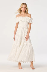 Piccola Off Shoulder Maxi Dress