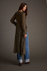 Naomi Olive Longline Top