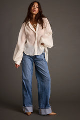 Claudia Ivory Oversized Blouse