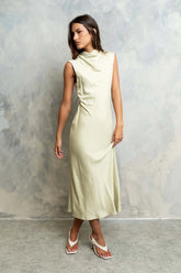 Shay Midi Dress in Green
