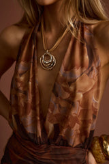 Willa Mixed Metal Pendant Necklace
