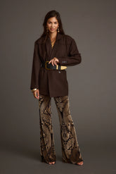 Silver Springs Burnout Velvet Flare Pants