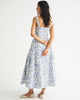 100% Cotton A&F Bra-Free Dylan Midi Dress-White Floral