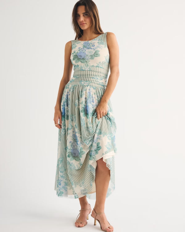 The A&F Convertible Mesh Maxi Dress
