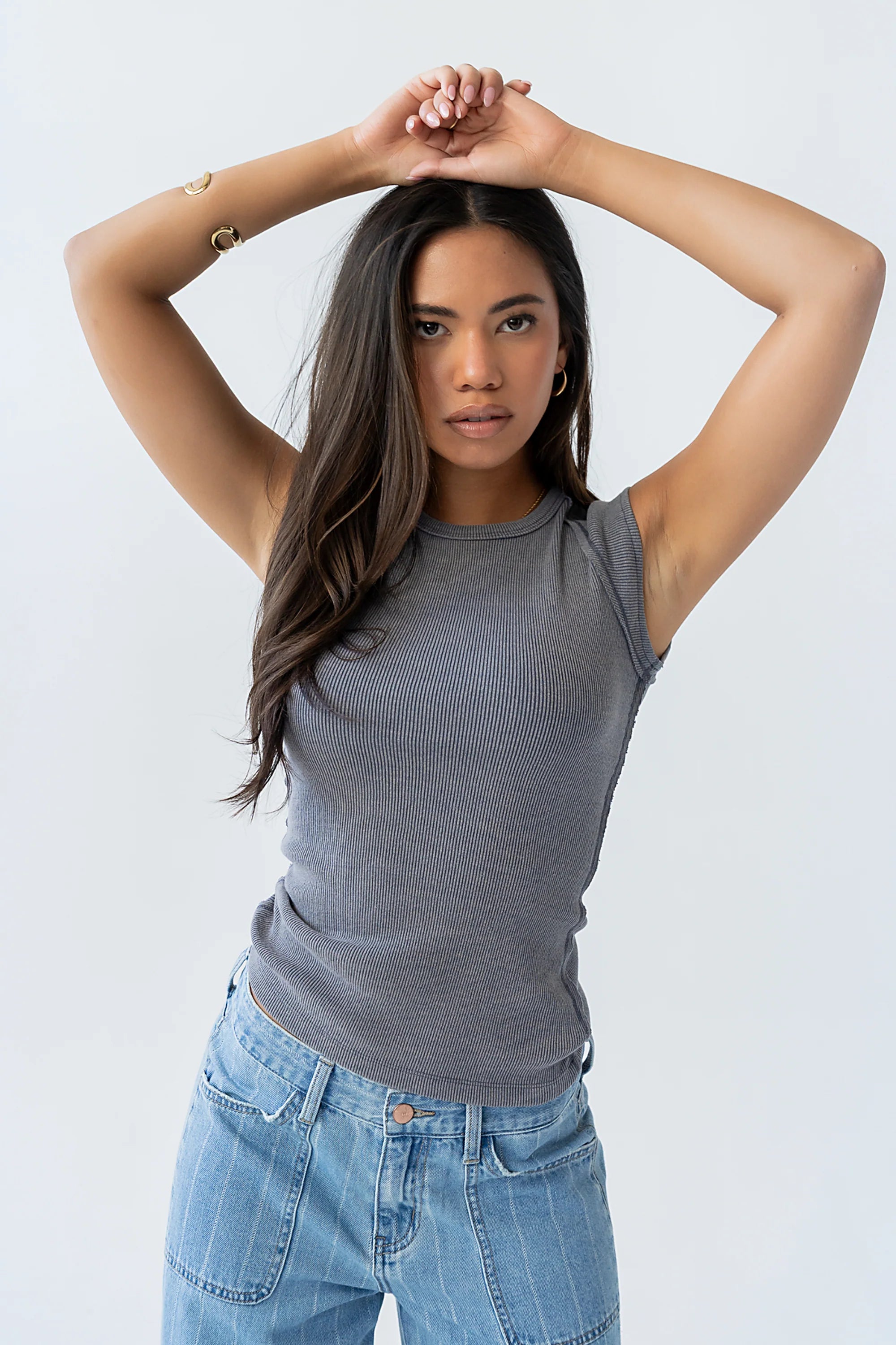 Huxley Tank in Blue
