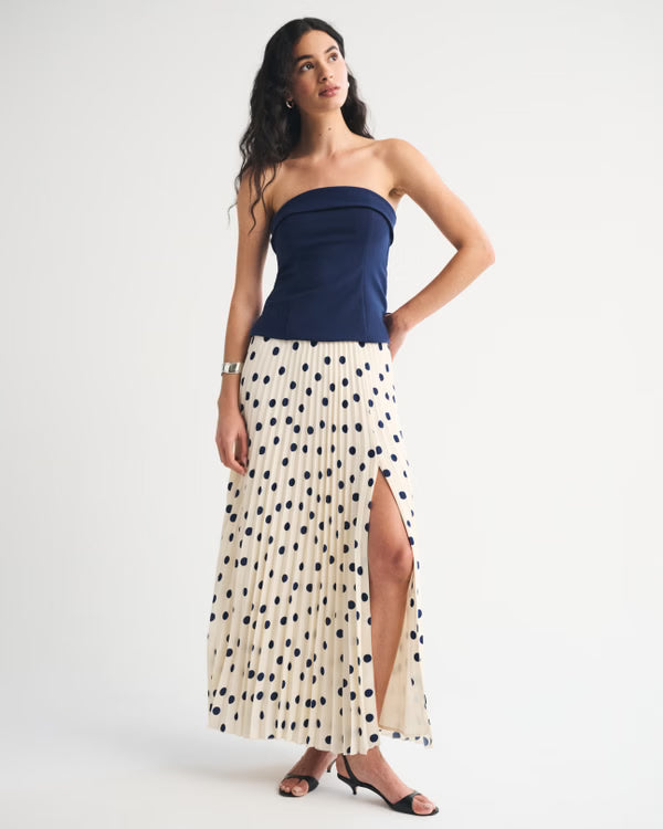 Bra-Free Strapless Set Top-Midnight Blue