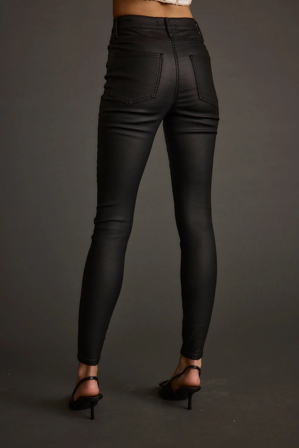 Nixon Black Coated Pants