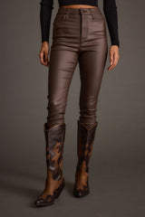 Nixon Mocha Coated Pants