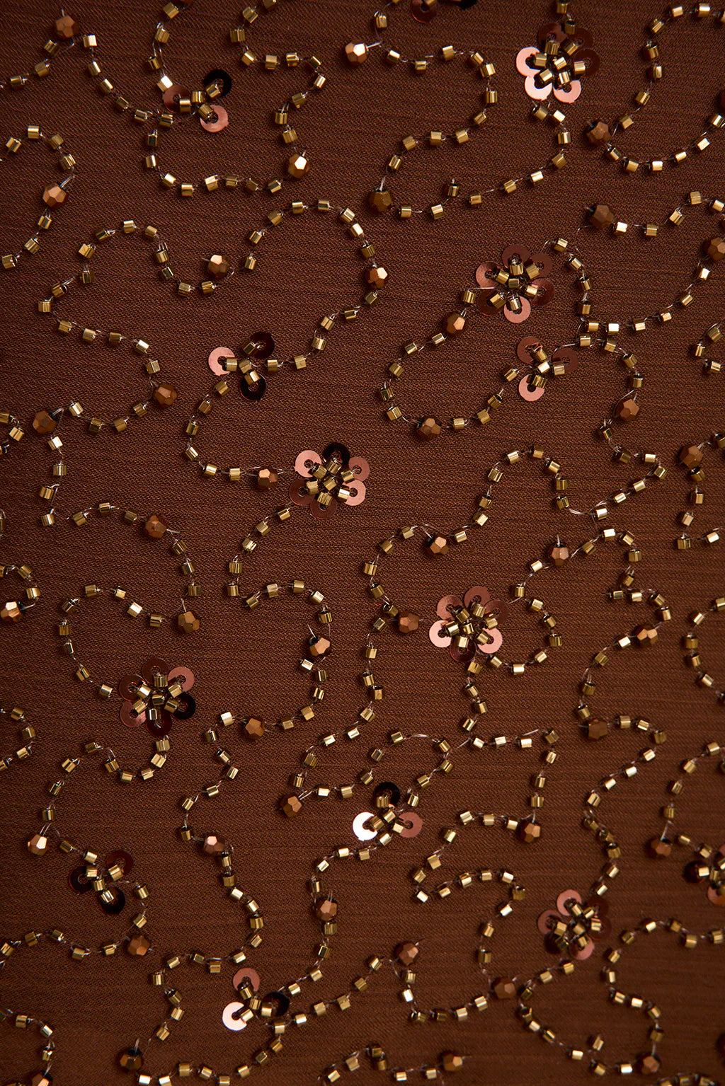 Freya Mocha Beaded Sarong