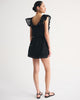 Angel Sleeve Easy Waist Skort-Black