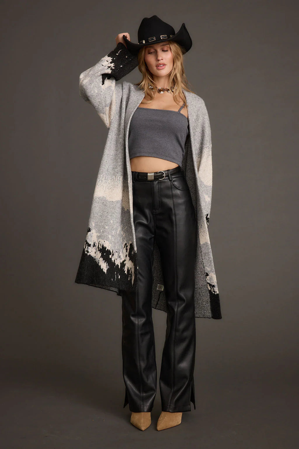 Yellowstone Printed Duster Cardigan