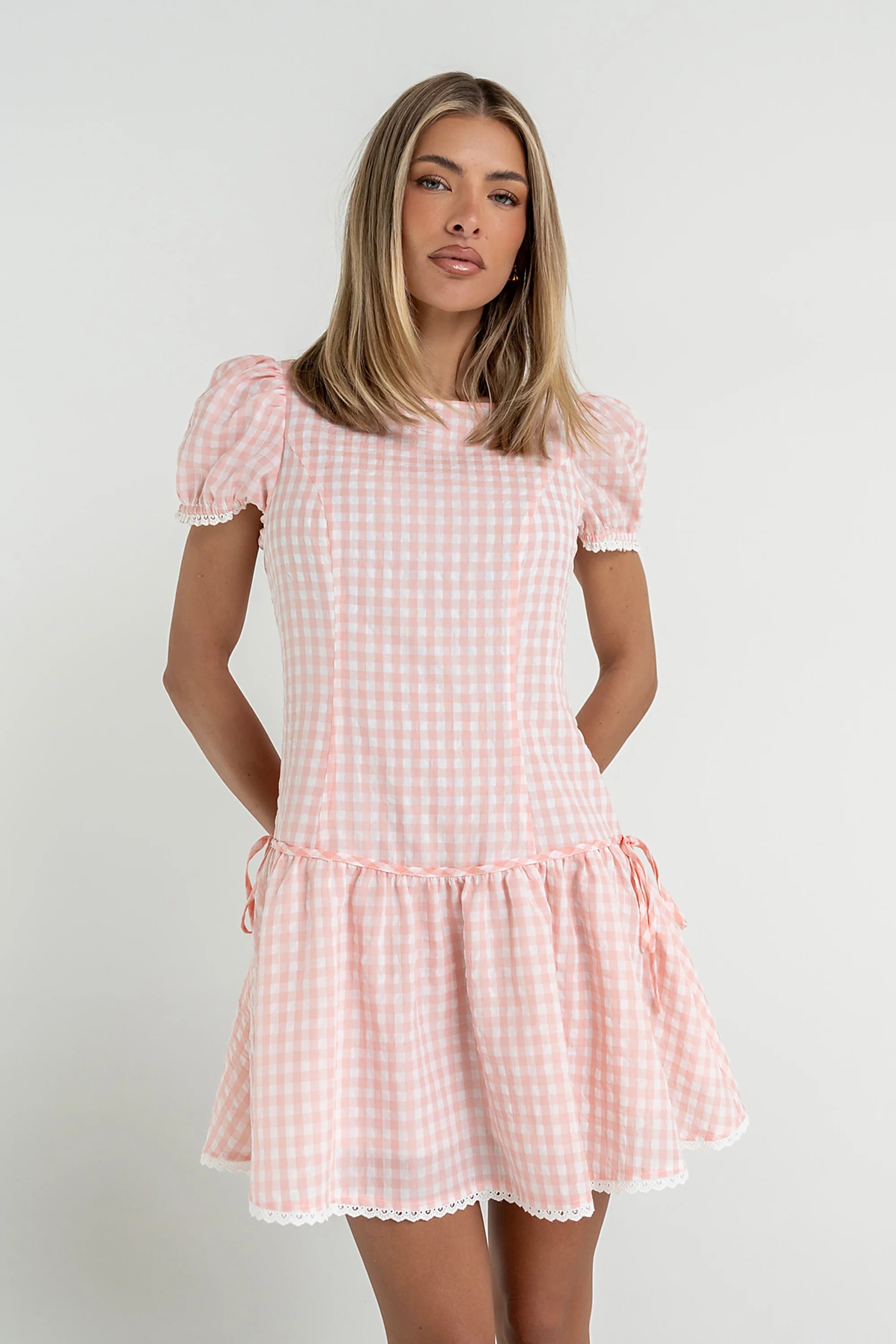Chance Gingham Mini Dress