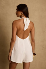 Juliette Ivory Romper