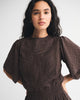 Short-Sleeve Easy Waist Ruffle Skort