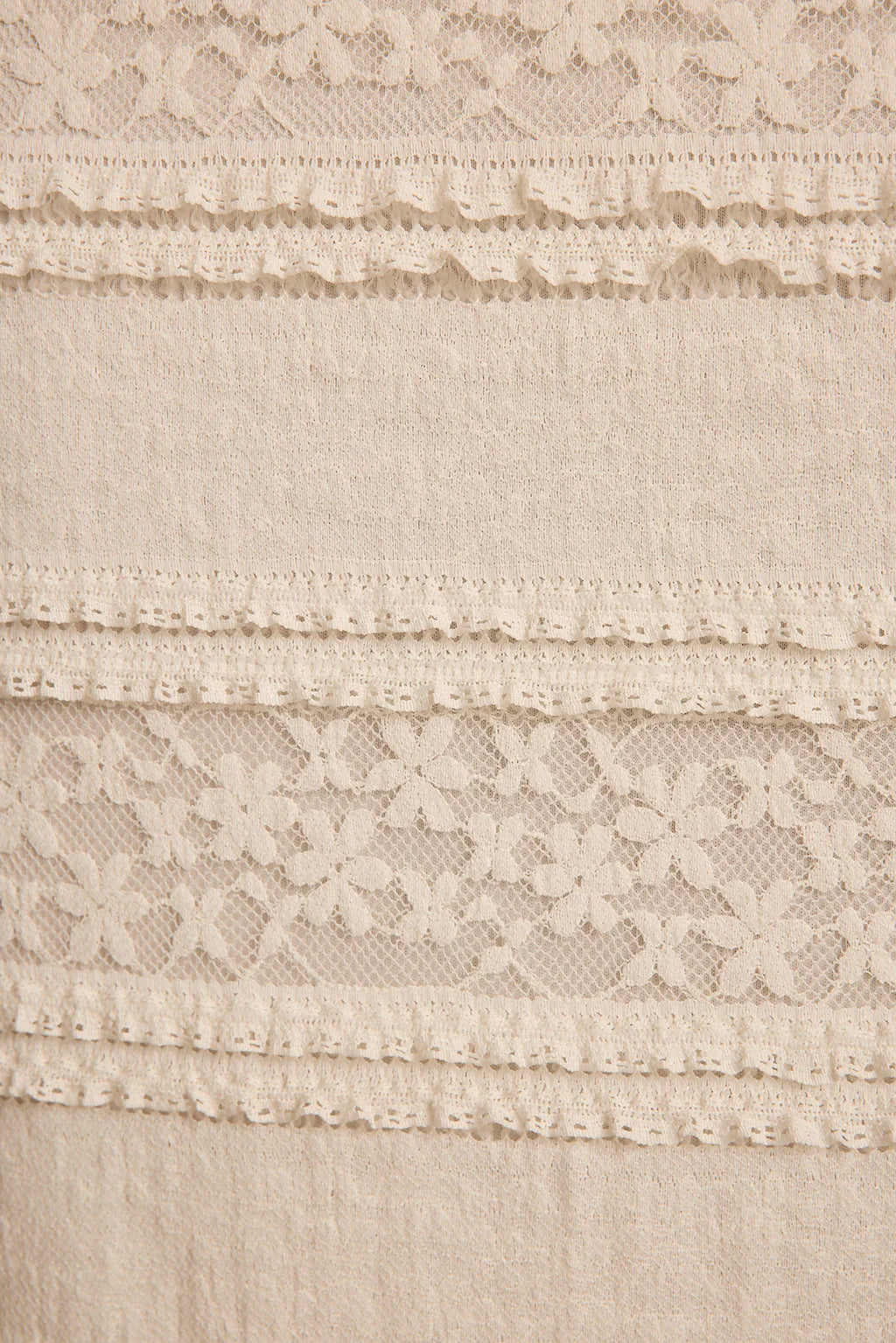 Melrose Ivory Long Sleeve Lace Maxi Dress