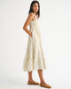 A&F Sydney Smocked Convertible Midi Dress-Yellow