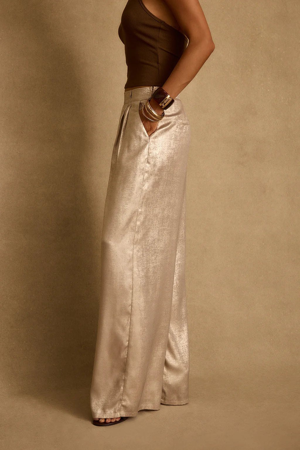 Waldorf Gold Shimmer Trousers