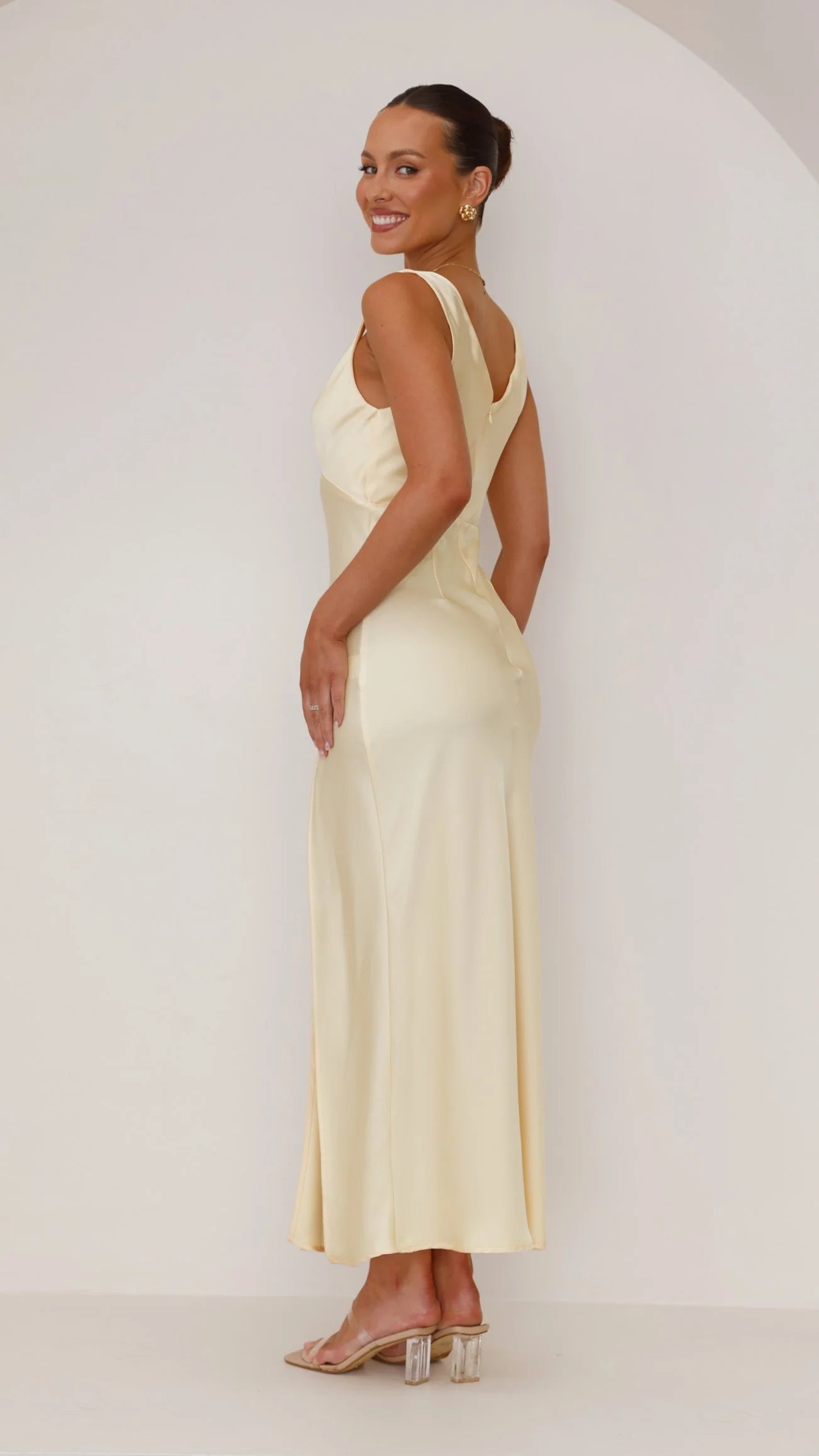 Taylor Maxi Dress - Lemon