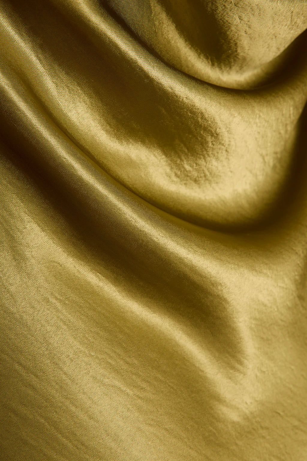 Dolce Chartreuse Satin Maxi Dress