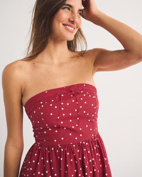 A&F Emerson Strapless Midi Dress