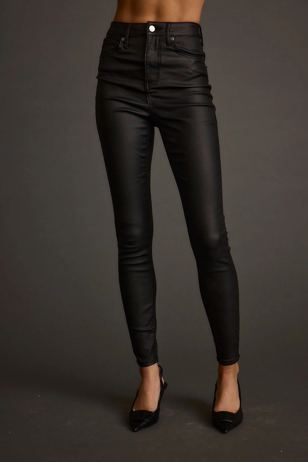 Nixon Black Coated Pants