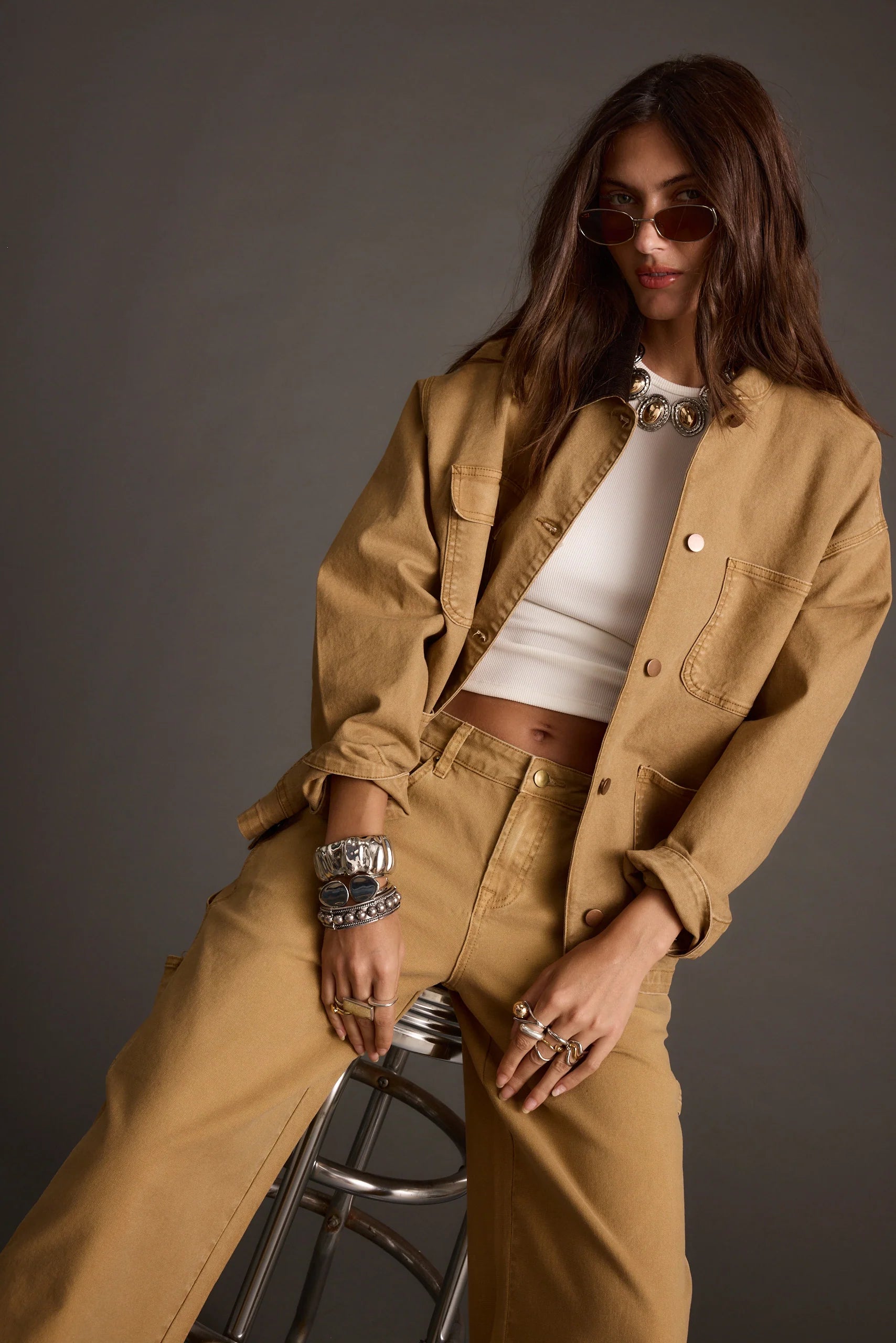 Parker Khaki Carpenter Pants