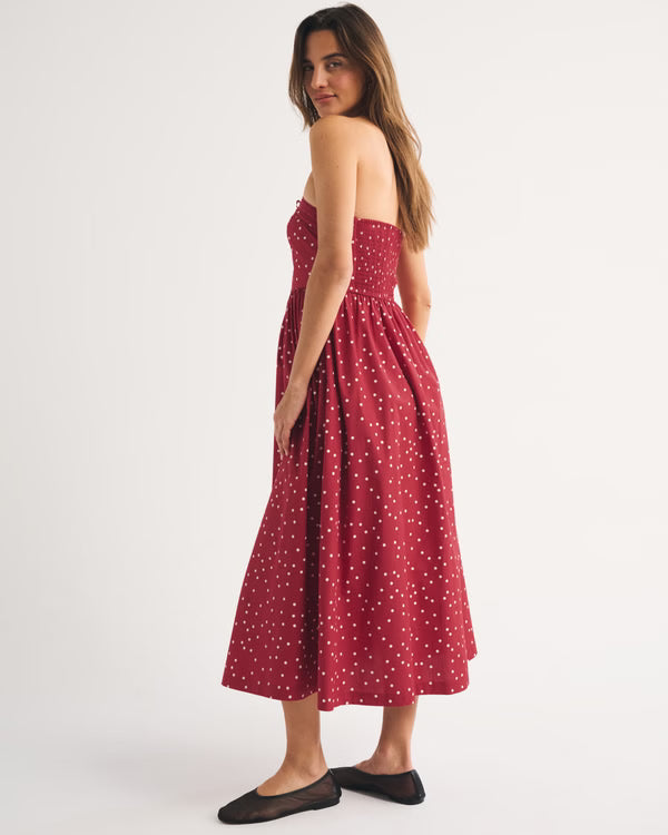 A&F Emerson Strapless Midi Dress