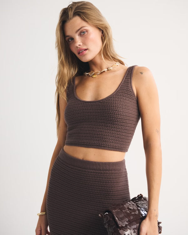 Crochet-Style Bra Top