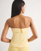 Bra-Free Strapless Set Top-Yellow