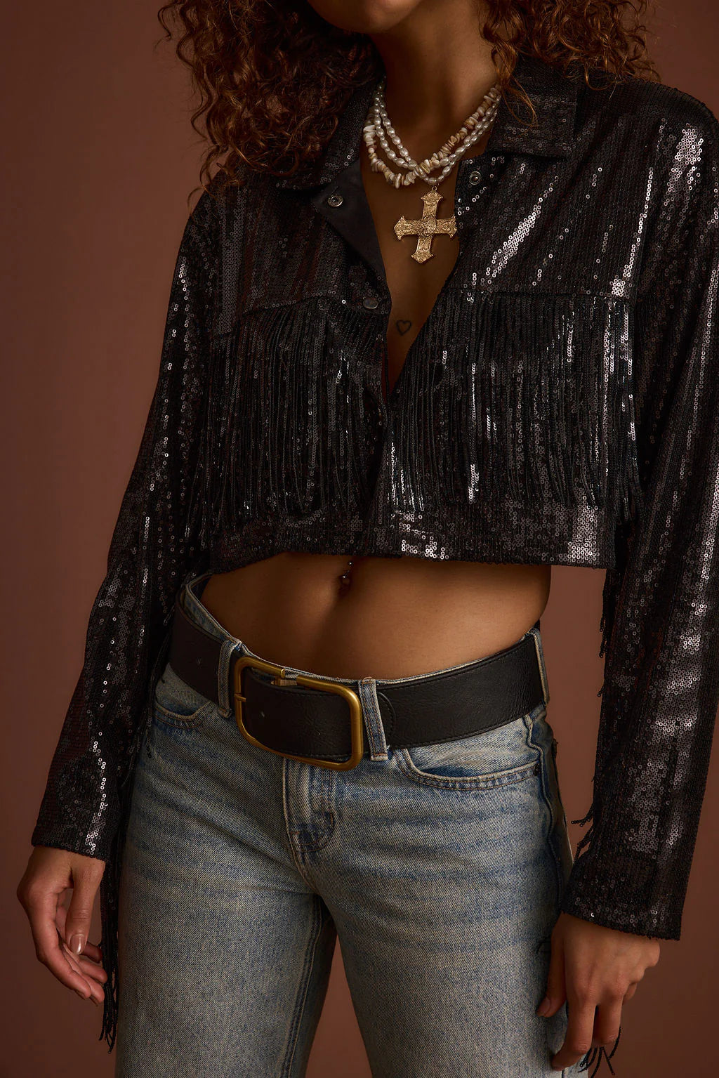 Star Crossed Black Sequin Jacket