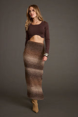 Helena Ombre Sweater Midi Skirt