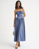 Bra-Free Tie-Strap Maxi Dress