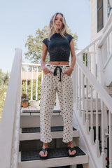 Priya Polka Dot Barrel Jeans