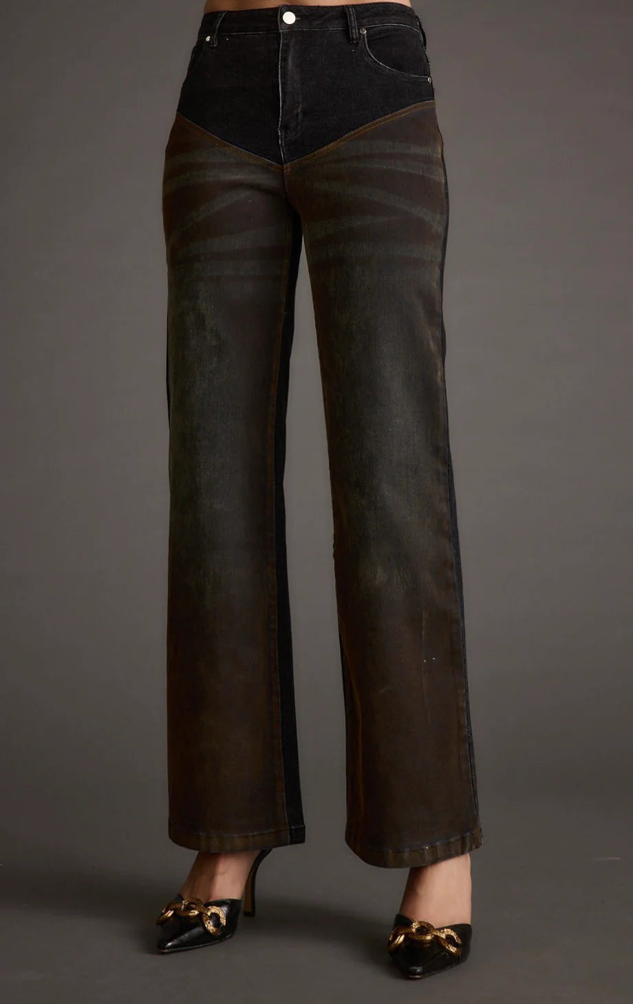 Dawn Two Toned Jeans