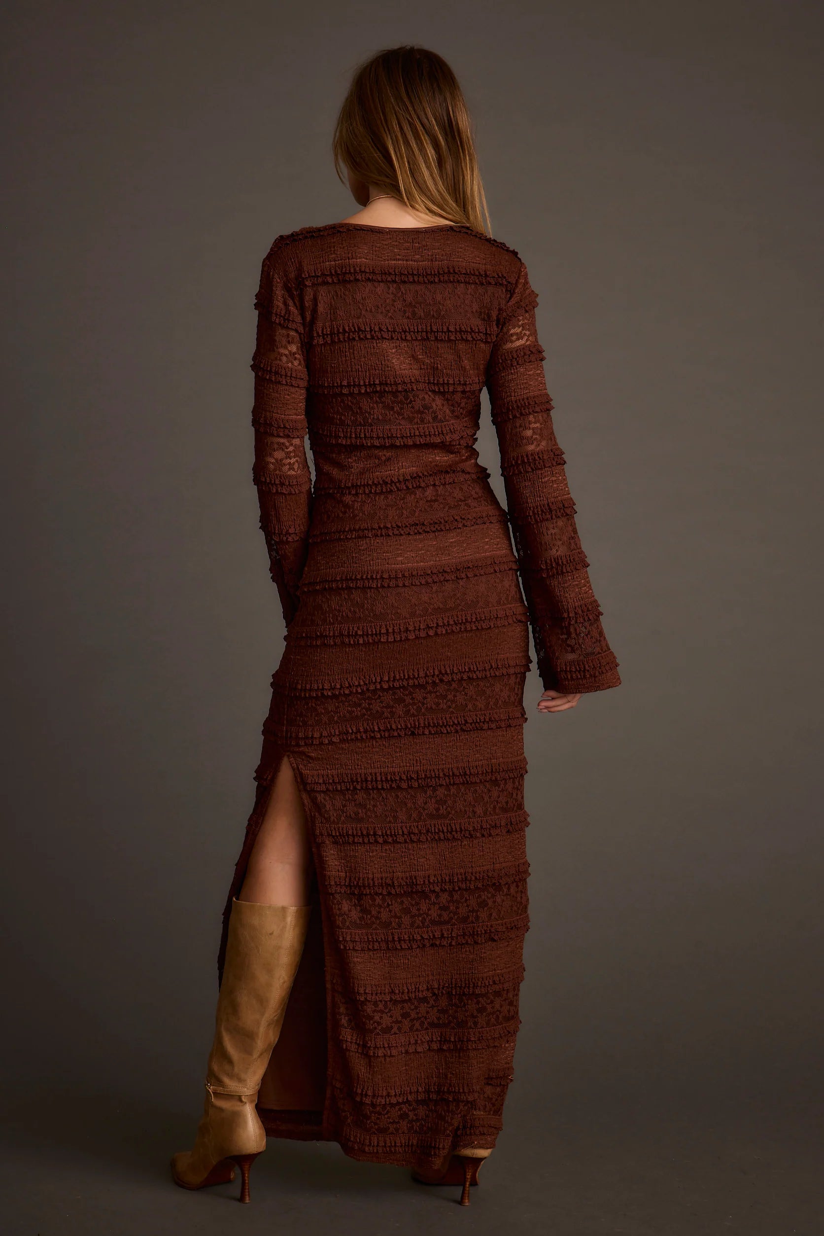 Melrose Espresso Maxi Dress