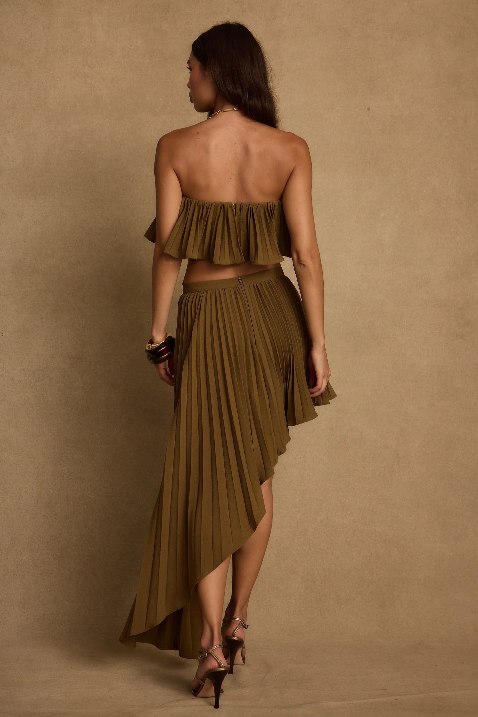 Lima Olive Crop Top