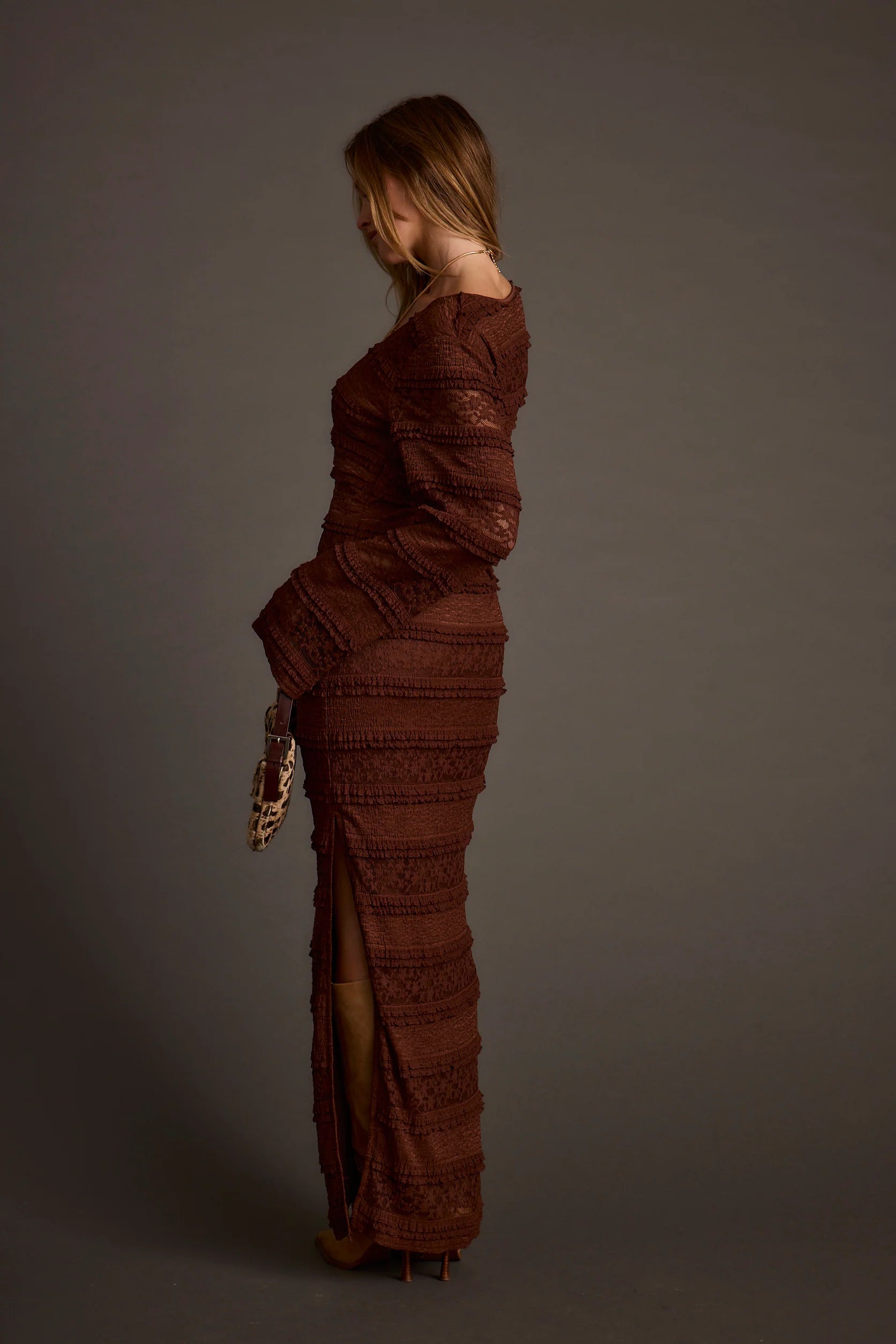 Melrose Espresso Maxi Dress