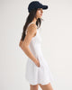 100% Cotton A&F Bra-Free Dylan Mini Dress-White